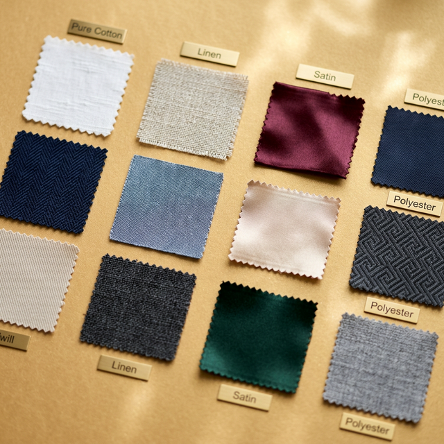Premium fabric swatches